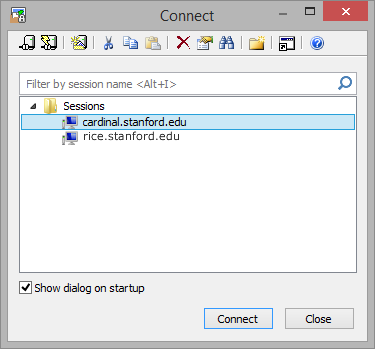 preconfigured Stanford sessions