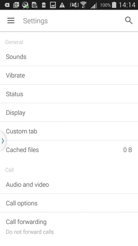 access audio and video settings